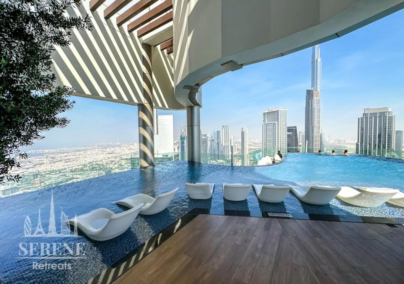 Serene Retreats Paramount 2 Bed Flat With Burj View Apartamento Dubai Exterior foto