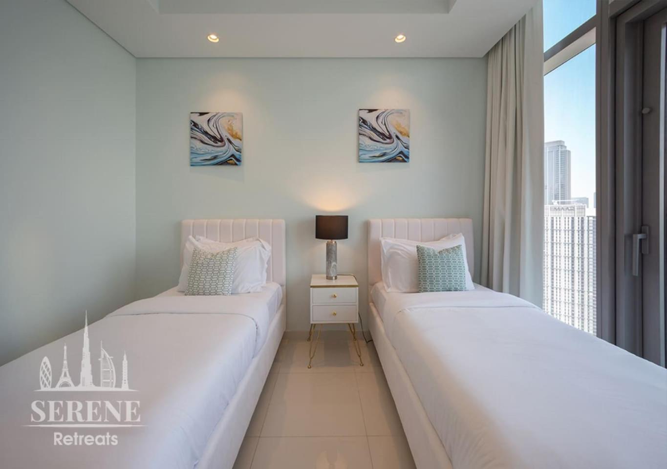 Serene Retreats Paramount 2 Bed Flat With Burj View Apartamento Dubai Exterior foto